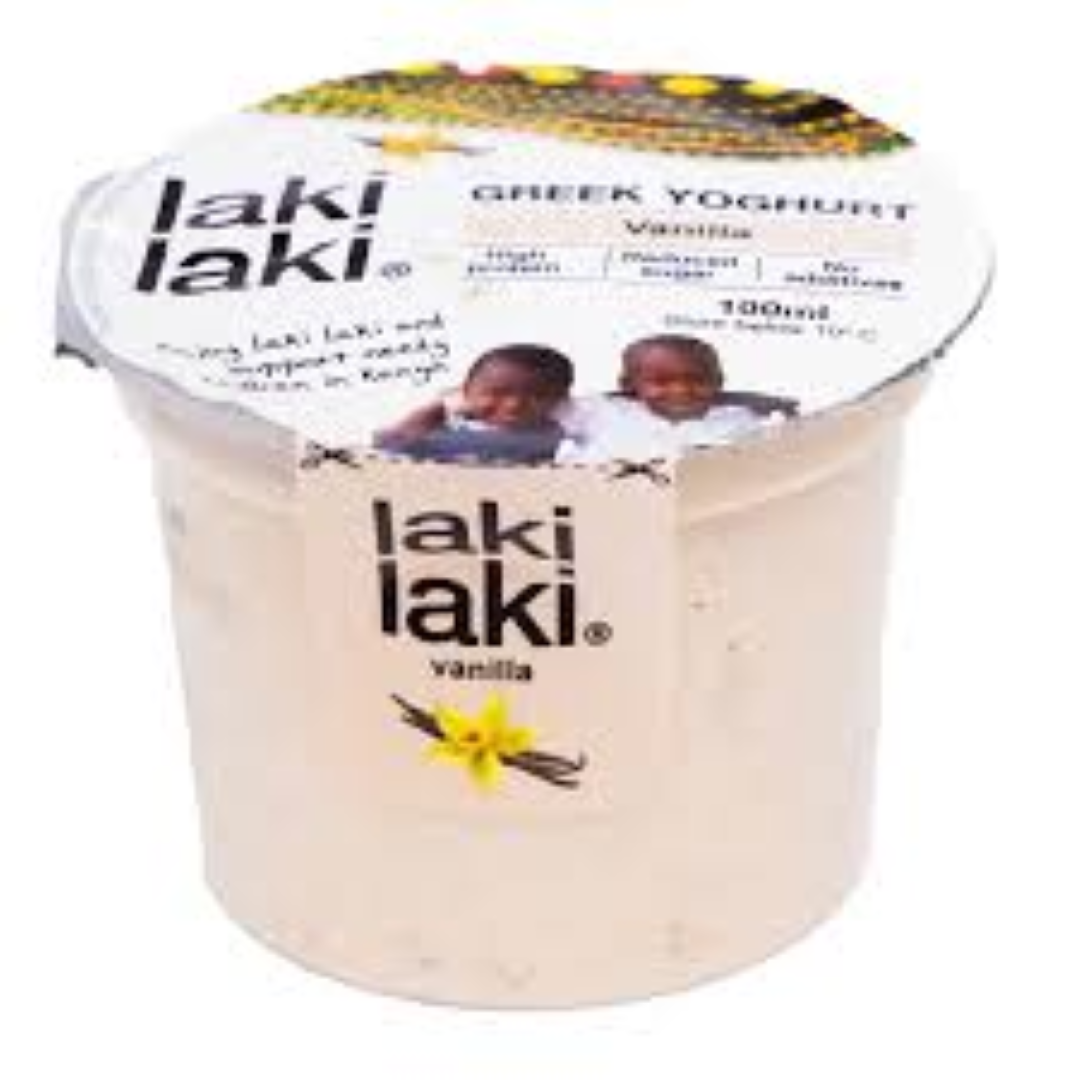 LAKI LAKI 100ML G/YOGHURT VANILLA 